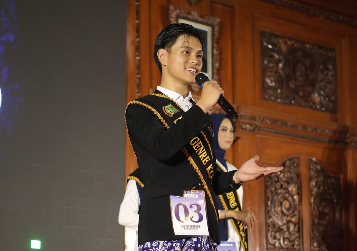 Christopher Kevin Yuwono, Duta GenRe Kota Mojokerto 2025 (Redaksi / Kabarterdepan.com) 