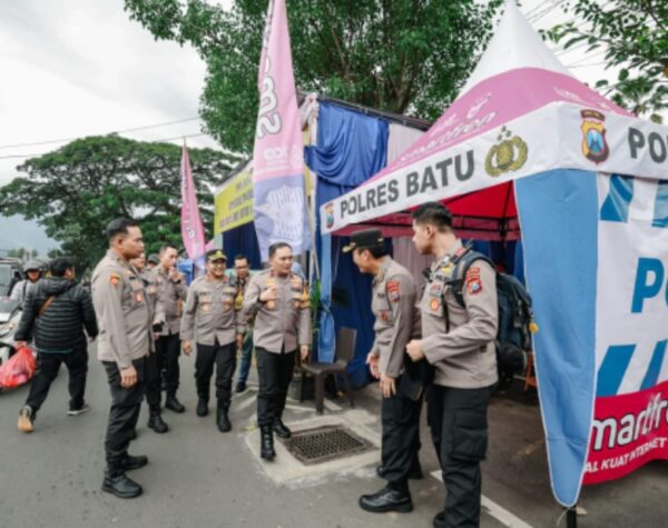 Wakapolda Jatim Tinjau Pos Tim Urai di JTP 3, Pastikan Pengamanan Libur Lebaran