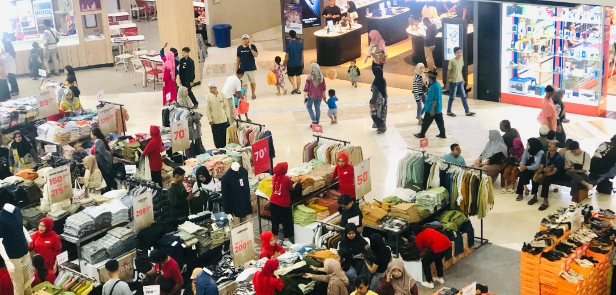 Kunjungan Sunrise Mall saat Lebaran Turun, Tenant FnB Justru Naik