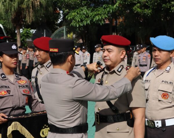 Rotasi PJU, Kapolres Batu Pimpin Sertijab Kasat Narkoba, Kapolsek Ngantang dan Kapolsek Kasembon