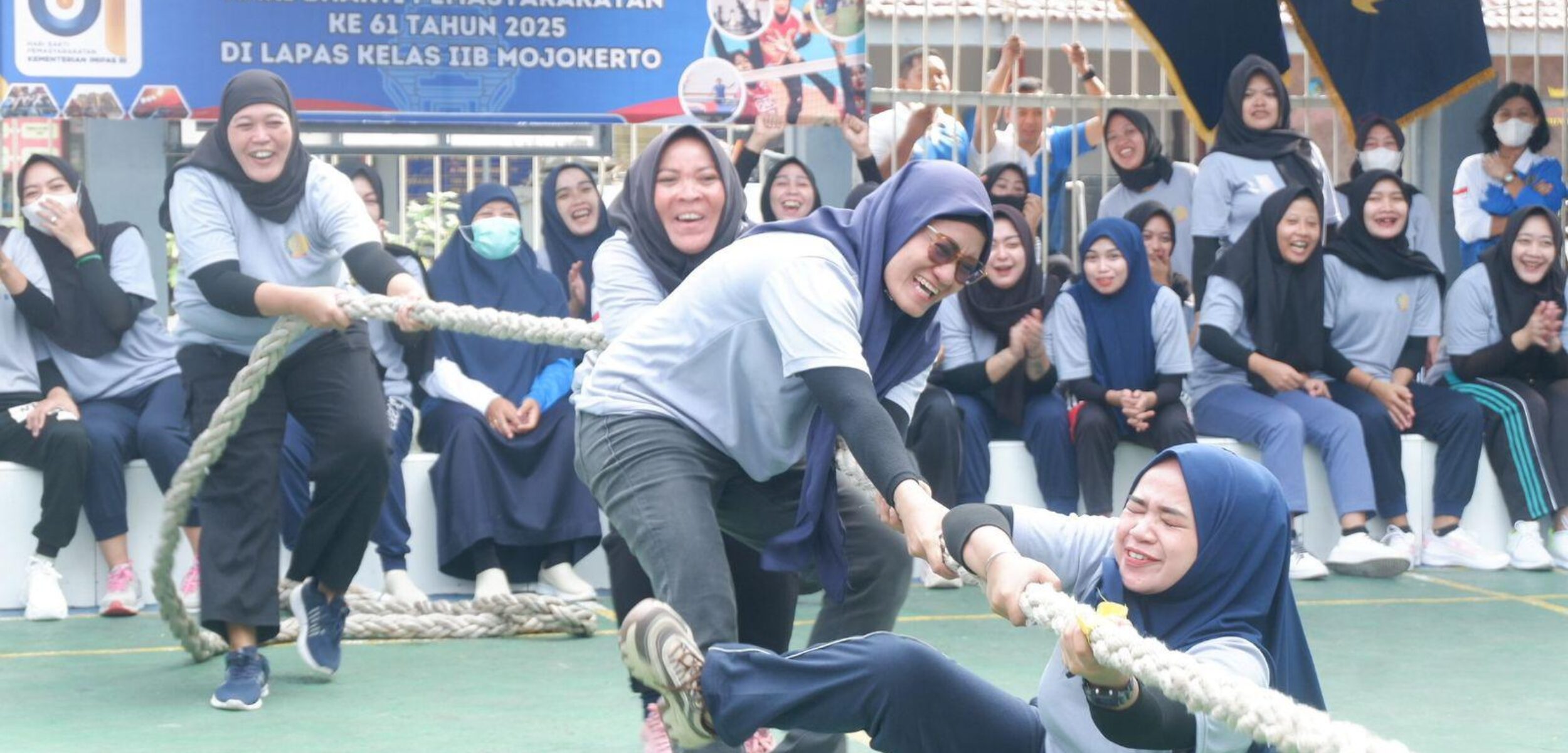 Rangkaian Peringatan HBP Ke-61, Lapas Mojokerto Helat Turnamen Olahraga bagi WBP