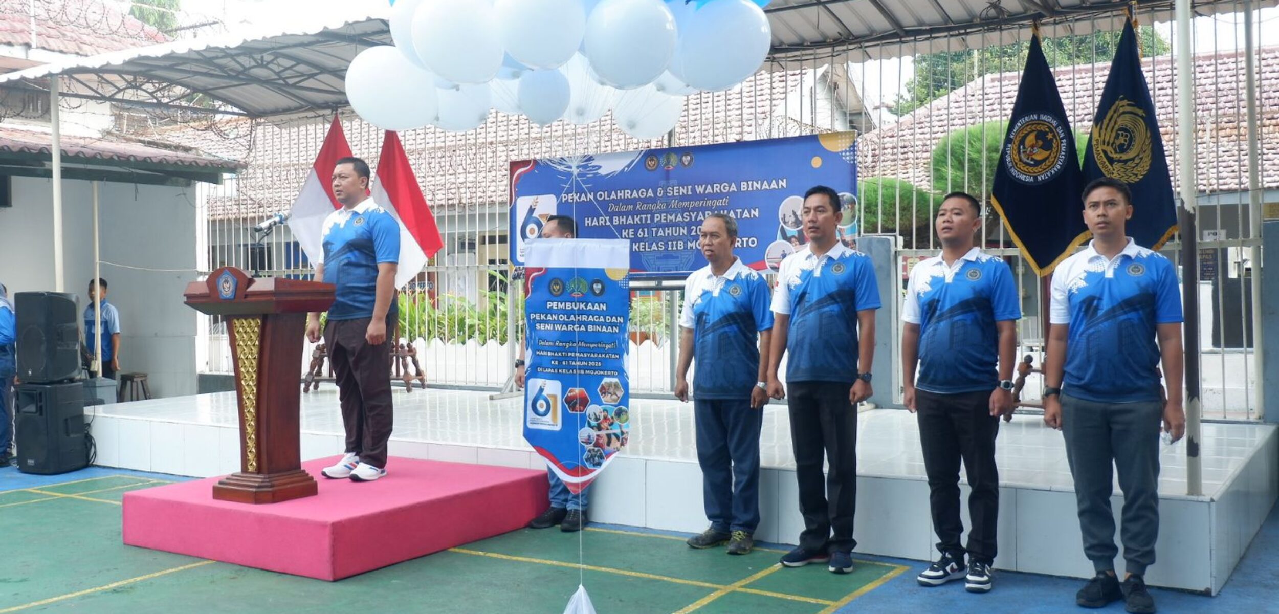 Kalapas Mojokerto Buka Pekan Olahraga dan Seni bagi Warga Binaan