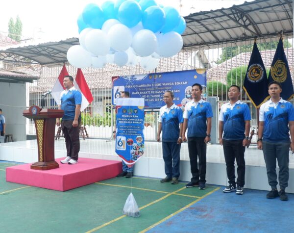 Kalapas Mojokerto Buka Pekan Olahraga dan Seni bagi Warga Binaan