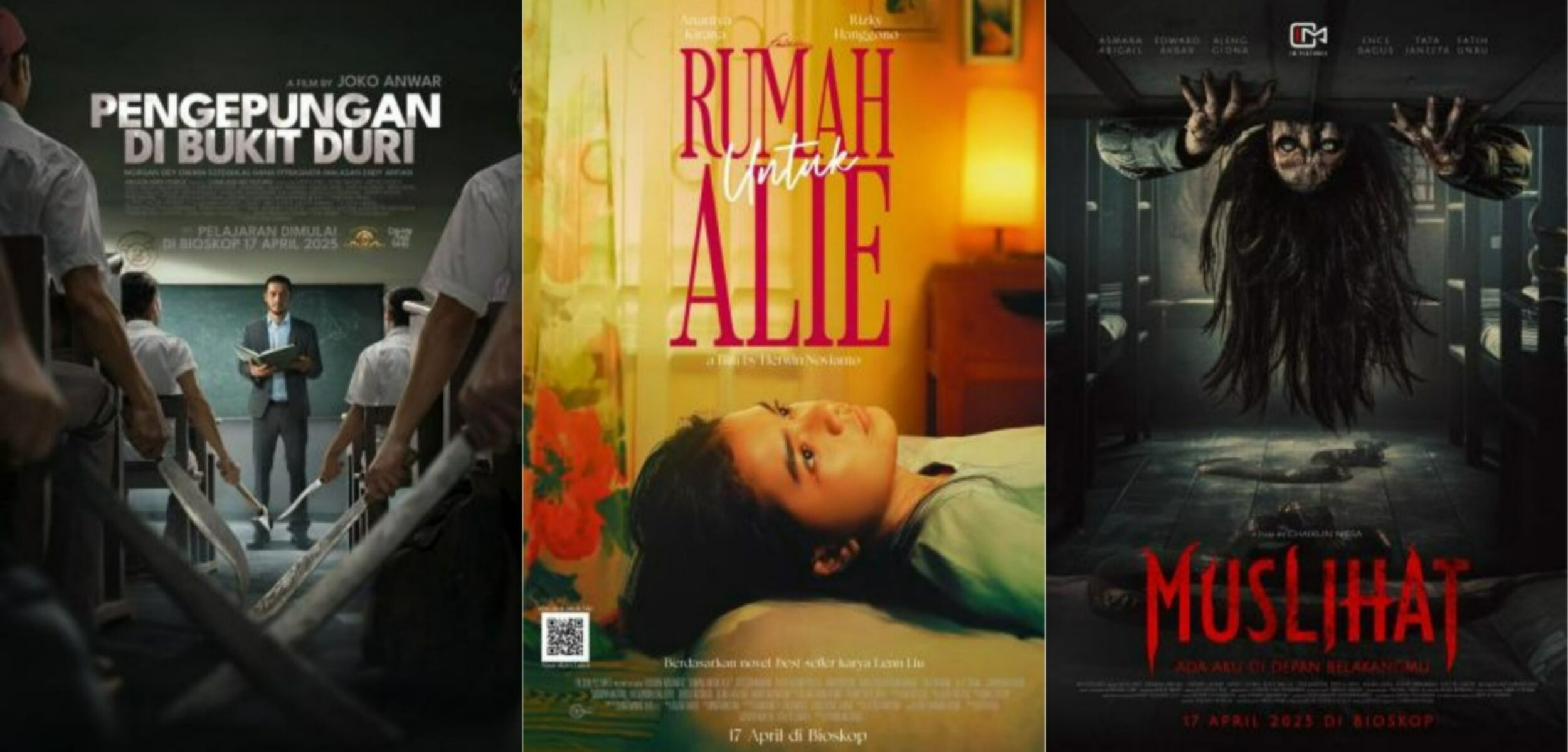 Cek Jadwal Bioskop Mojokerto 17 April 2025, 3 Film Baru Tayang