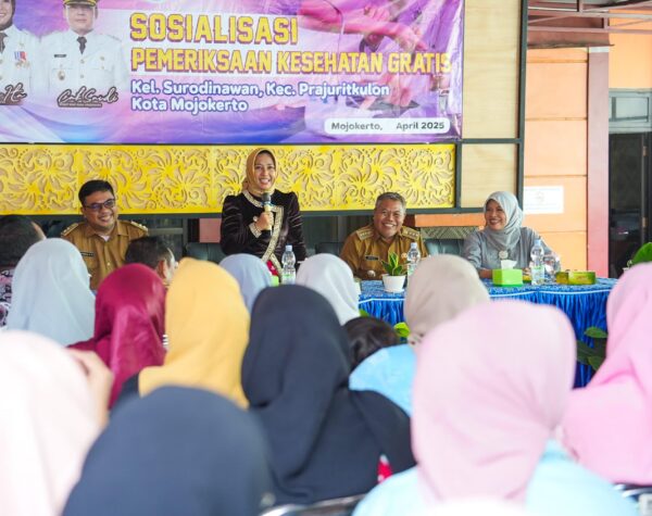 Program Quick Win 100 Hari Kerja, Ning Ita–Cak Sandi Targetkan 25% Warga Kota Mojokerto Akses PKG