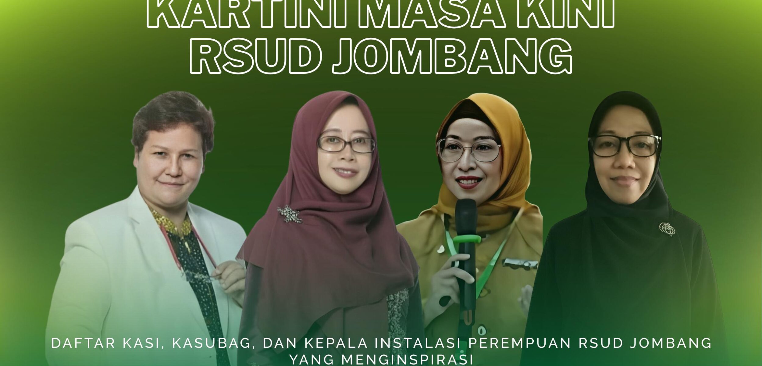 Kartini Masa Kini: Daftar Kasi, Kasubag, dan Kepala Instalasi Perempuan RSUD Jombang yang Menginspirasi