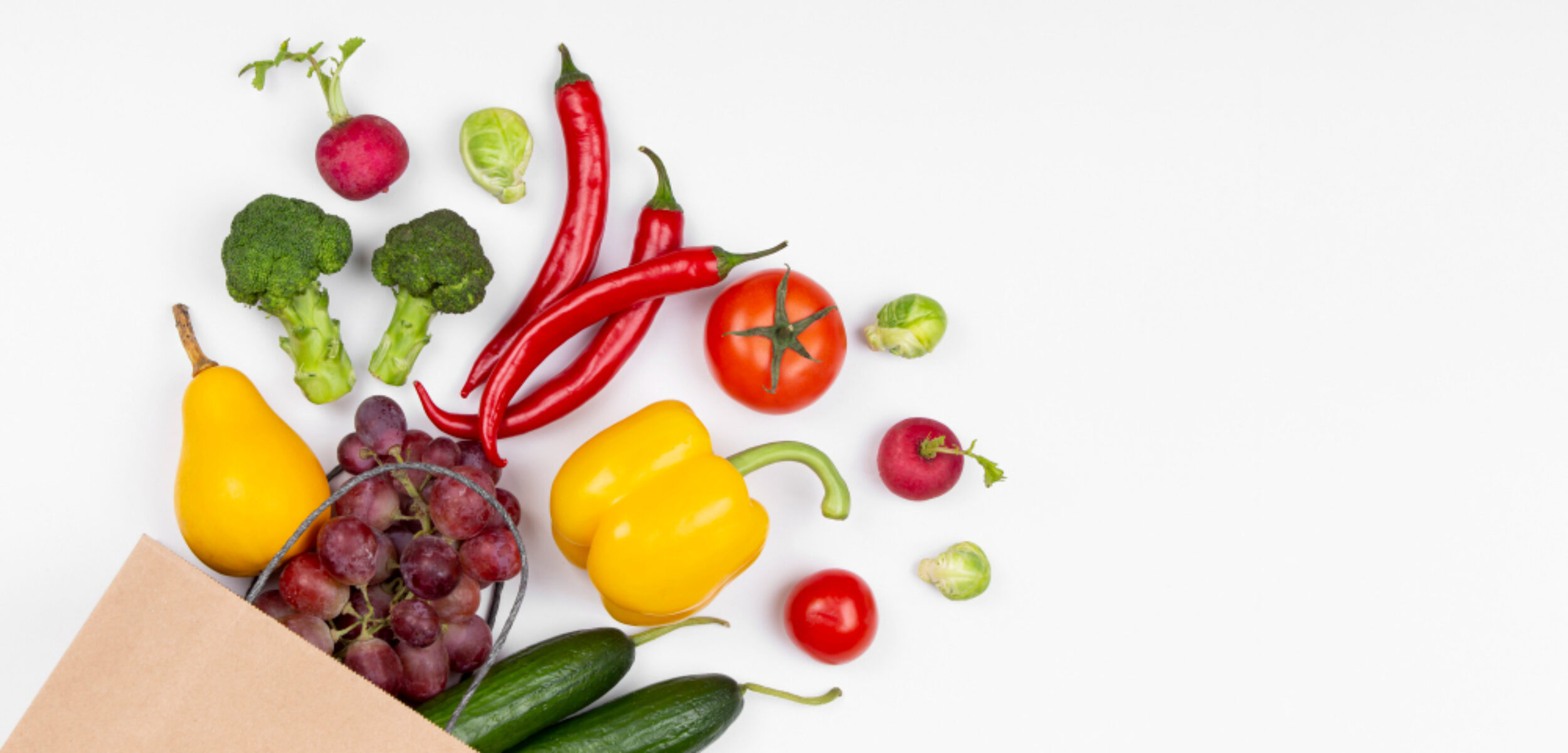 Ilustrasi bahan pokok. (Freepik)