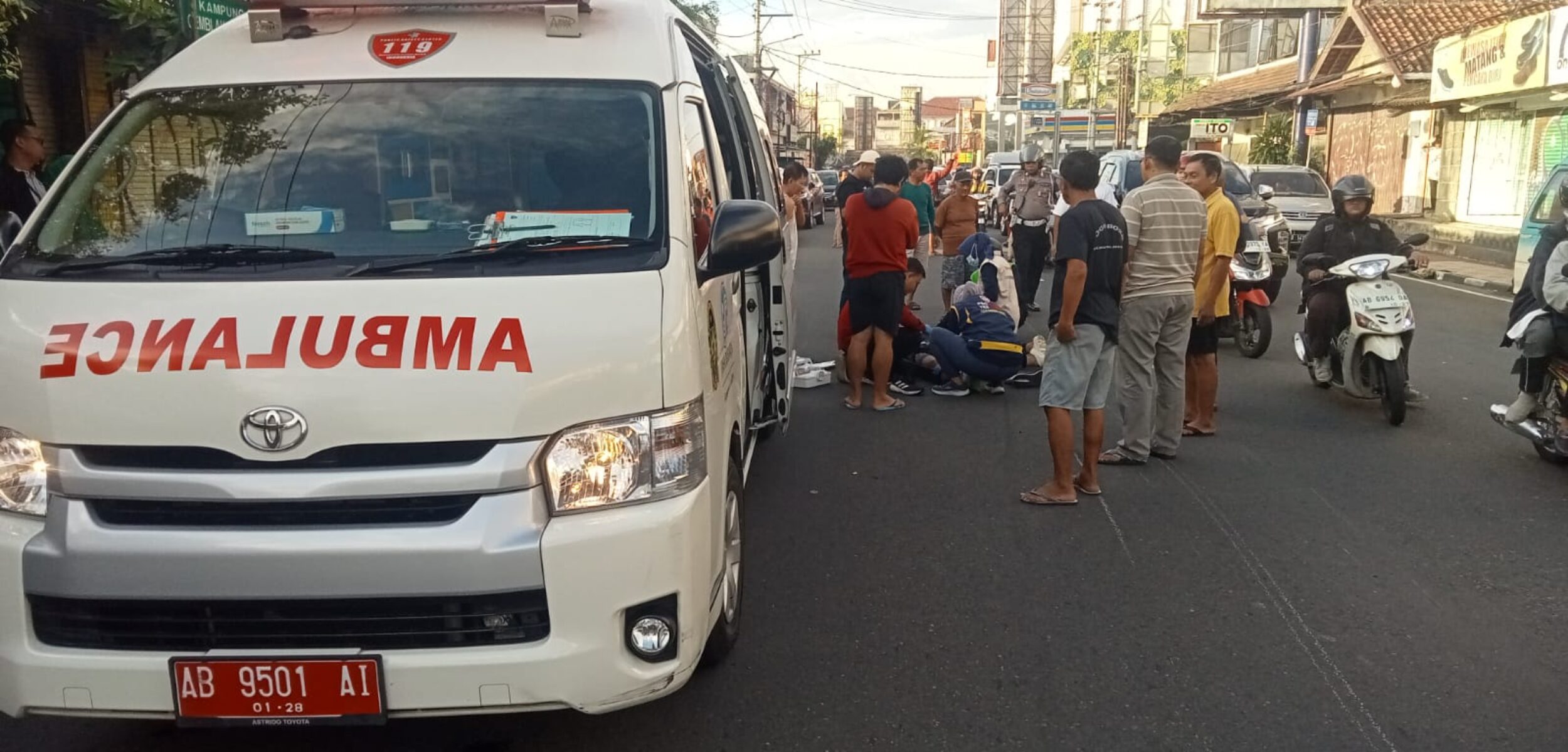 Pemotor Asal Sleman Alami Kecelakaan Usai Hindari Penyeberang Jalan, Begini Kondisinya