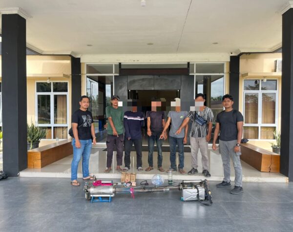 Modus Fogging, Lima Pelaku Pungli Diciduk Polisi di Dharmasraya