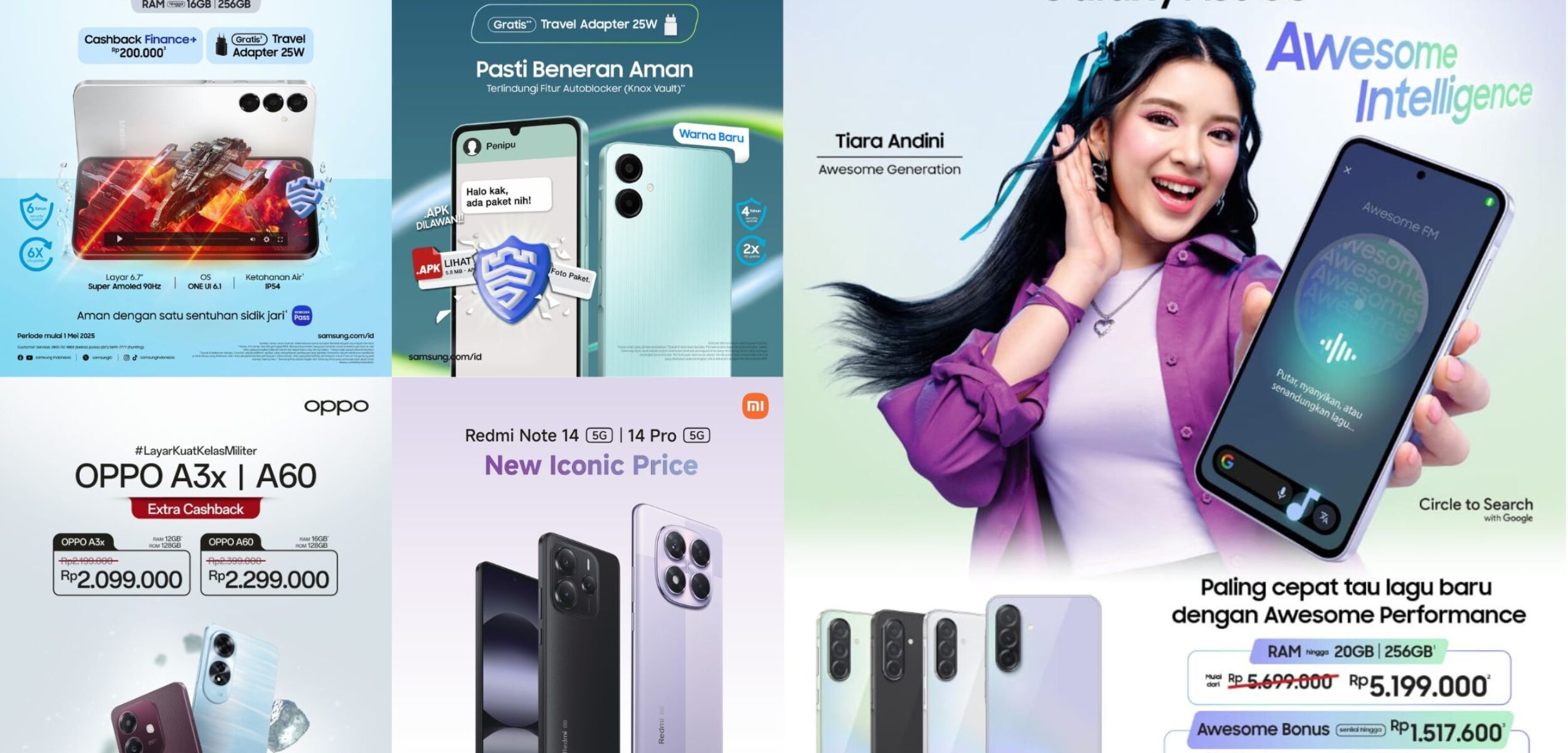 Promo HP di Tara Cell Mojokerto: Samsung, Oppo hingga Xiaomi Redmi Ada Cashback!