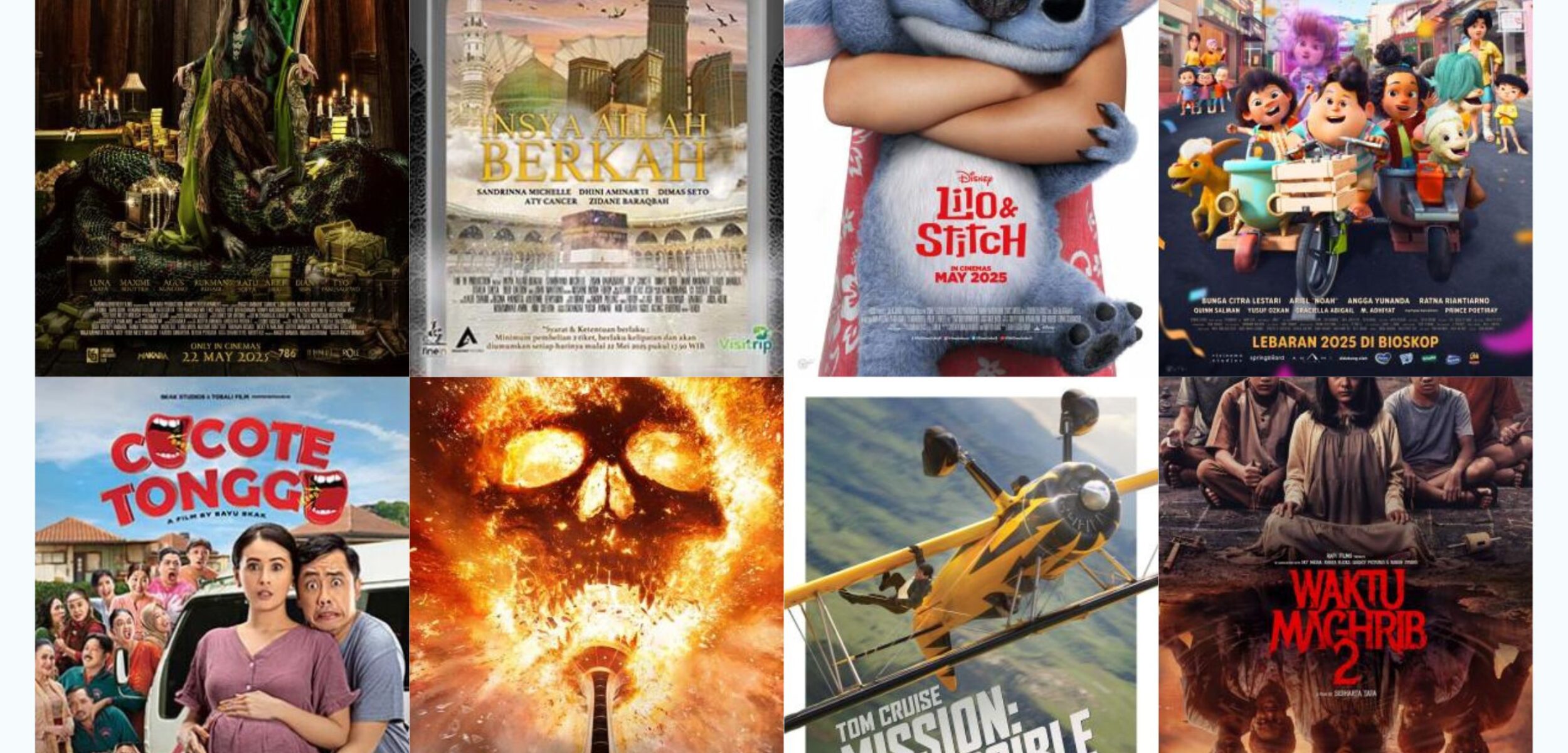 8 Film Tayang di Bioskop Mojokerto Hari Ini, 24 Mei 2025