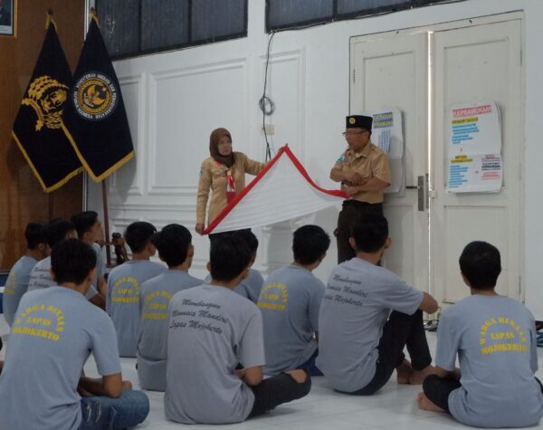 Gandeng Kwarcab, Lapas Mojokerto Berikan Pelatihan Pramuka untuk Warga Binaan
