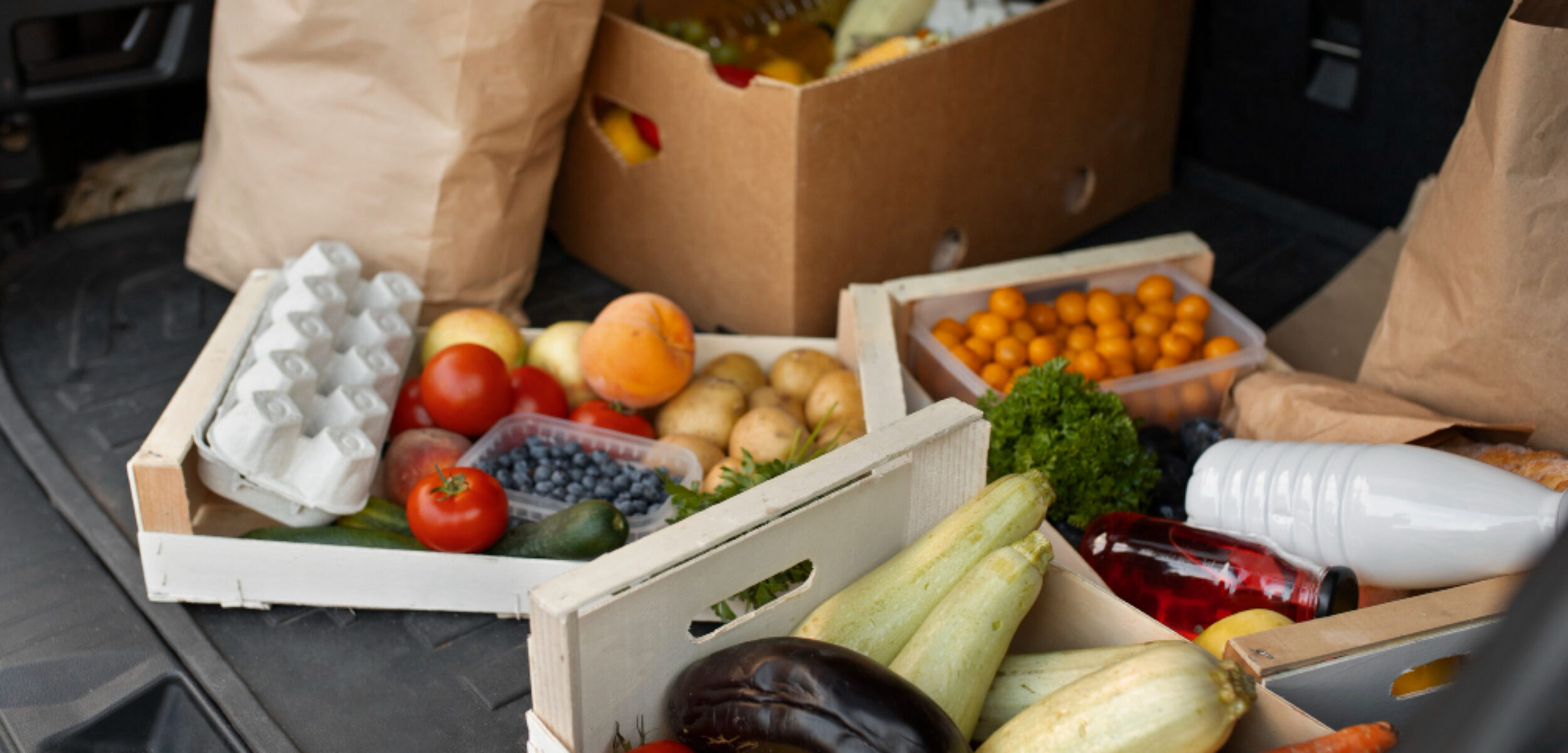 Ilustrasi bahan pokok. (Freepik)