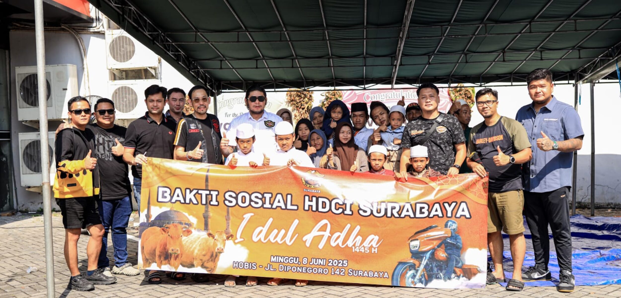 HDCI Surabaya dan HDCI Jatim Tutup HUT ke-35 dengan Baksos Idul Adha: Salurkan 10 Sapi dan 8 Kambing Kurban