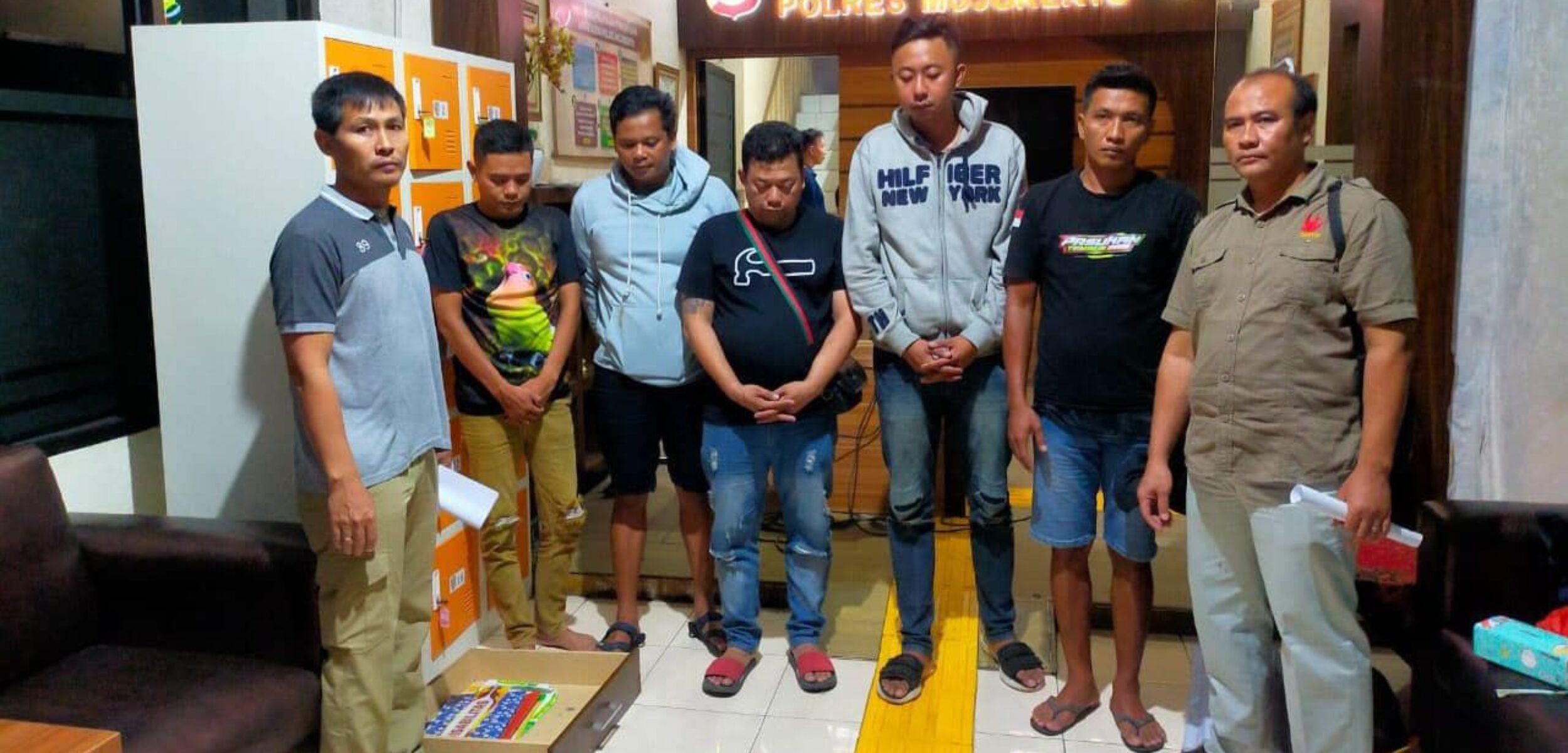 Belum Ada Laporan Resmi, Lima Terduga Pencurian Kabel Tembaga di Mojokerto Belum Bisa Ditahan