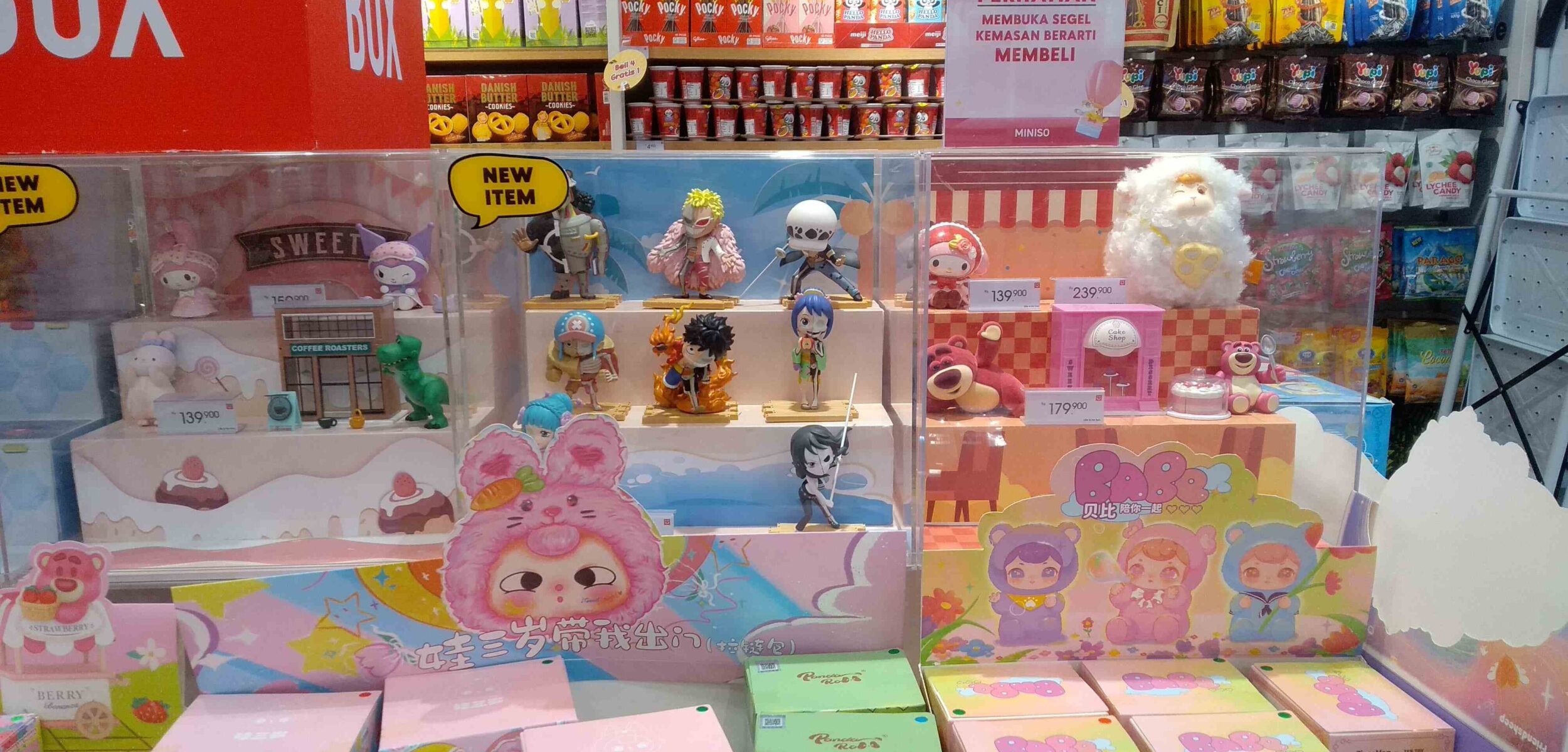 Miniso X One Piece di Sunrise Mall Mojokerto Diserbu Penggemar