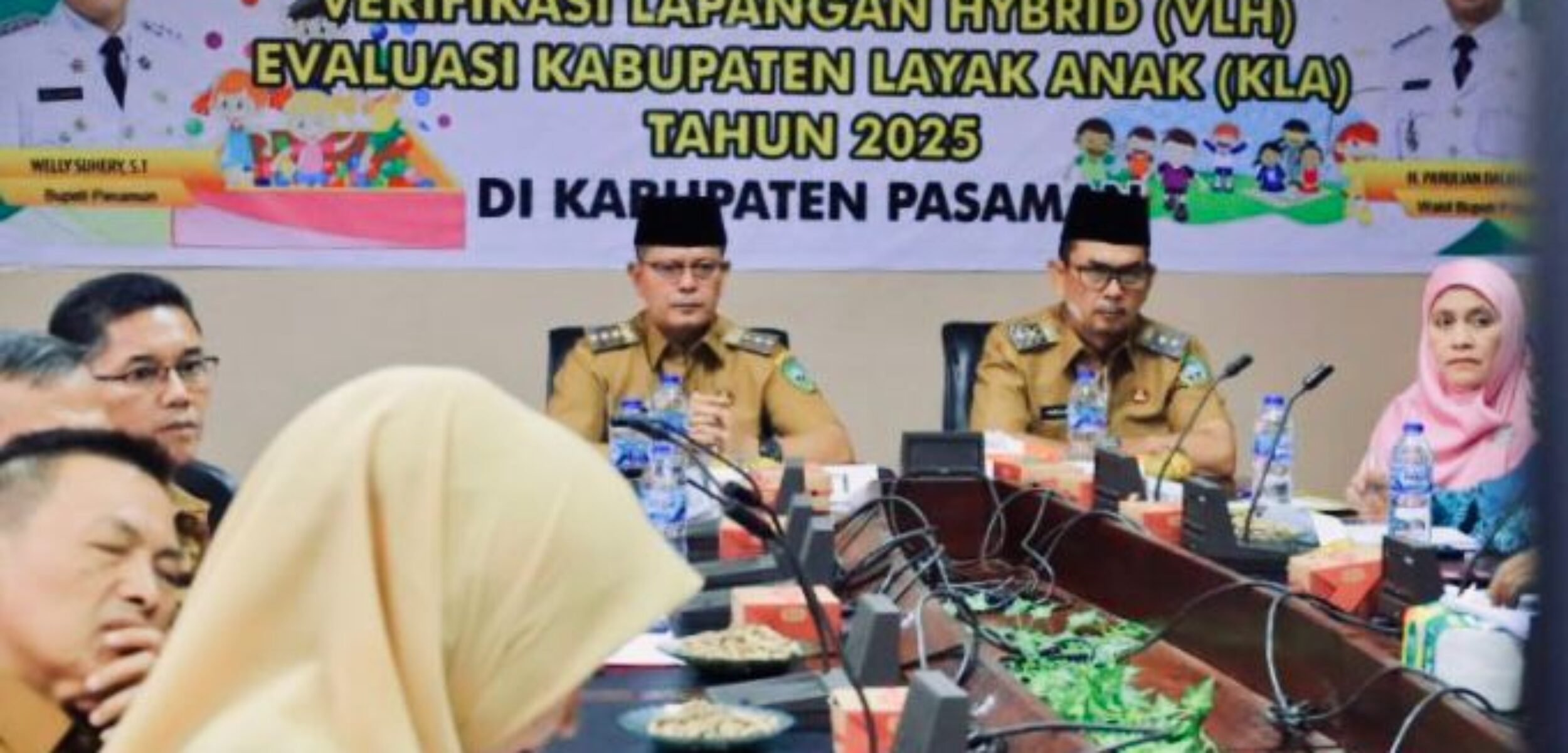Pemkab Pasaman Ikuti Verifikasi Lapangan Hybrid Kabupaten Layak Anak 2025