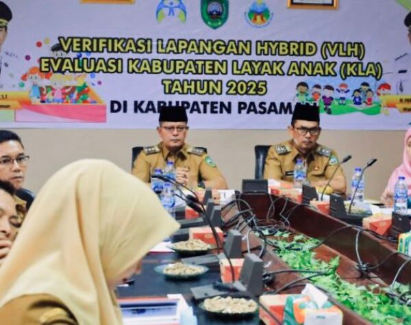 Pemkab Pasaman Ikuti Verifikasi Lapangan Hybrid Kabupaten Layak Anak 2025