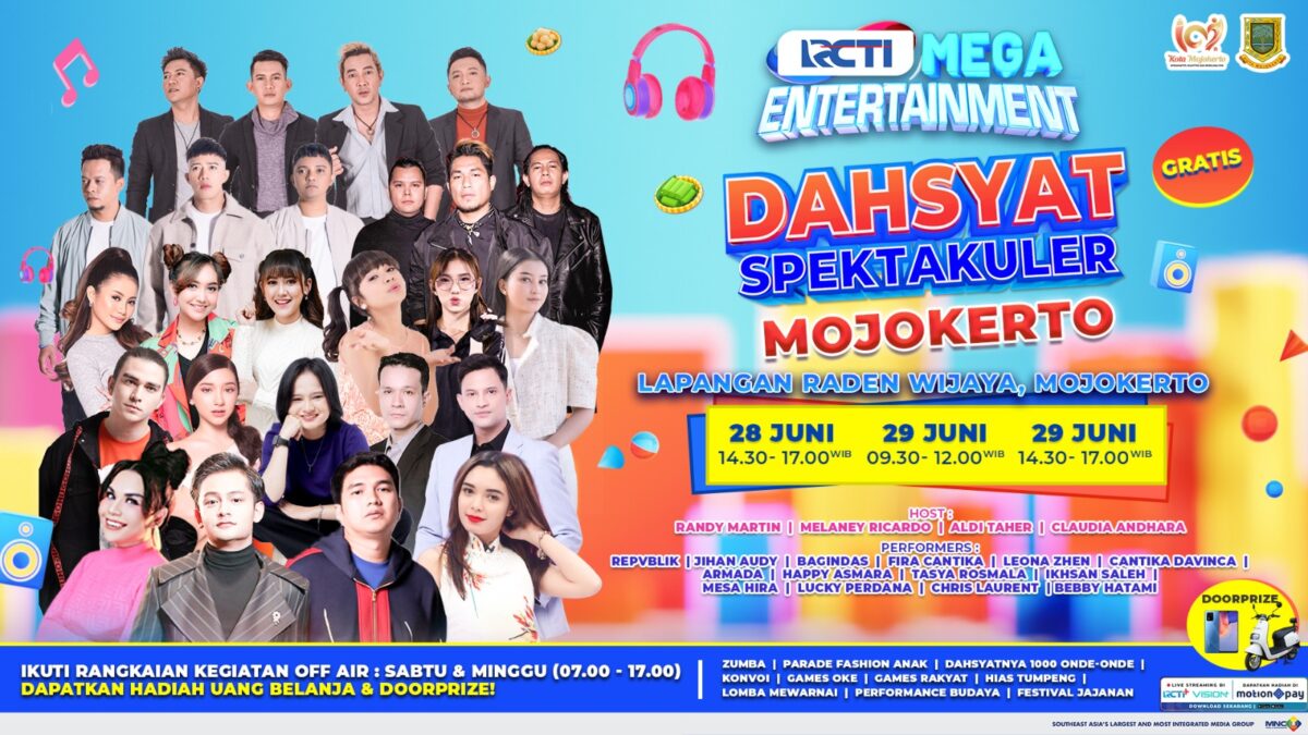 Flyer rangkaian Dashyat Spektakuler Mojokerto (Dok. RCTI untuk Kabarterdepan.com)
