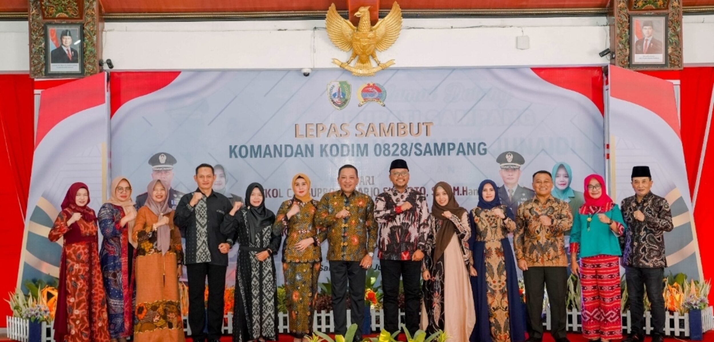 Lepas Sambut Komandan Kodim 0828/Sampang Berlangsung Hangat, Sinergi untuk Kemajuan Daerah Ditekankan