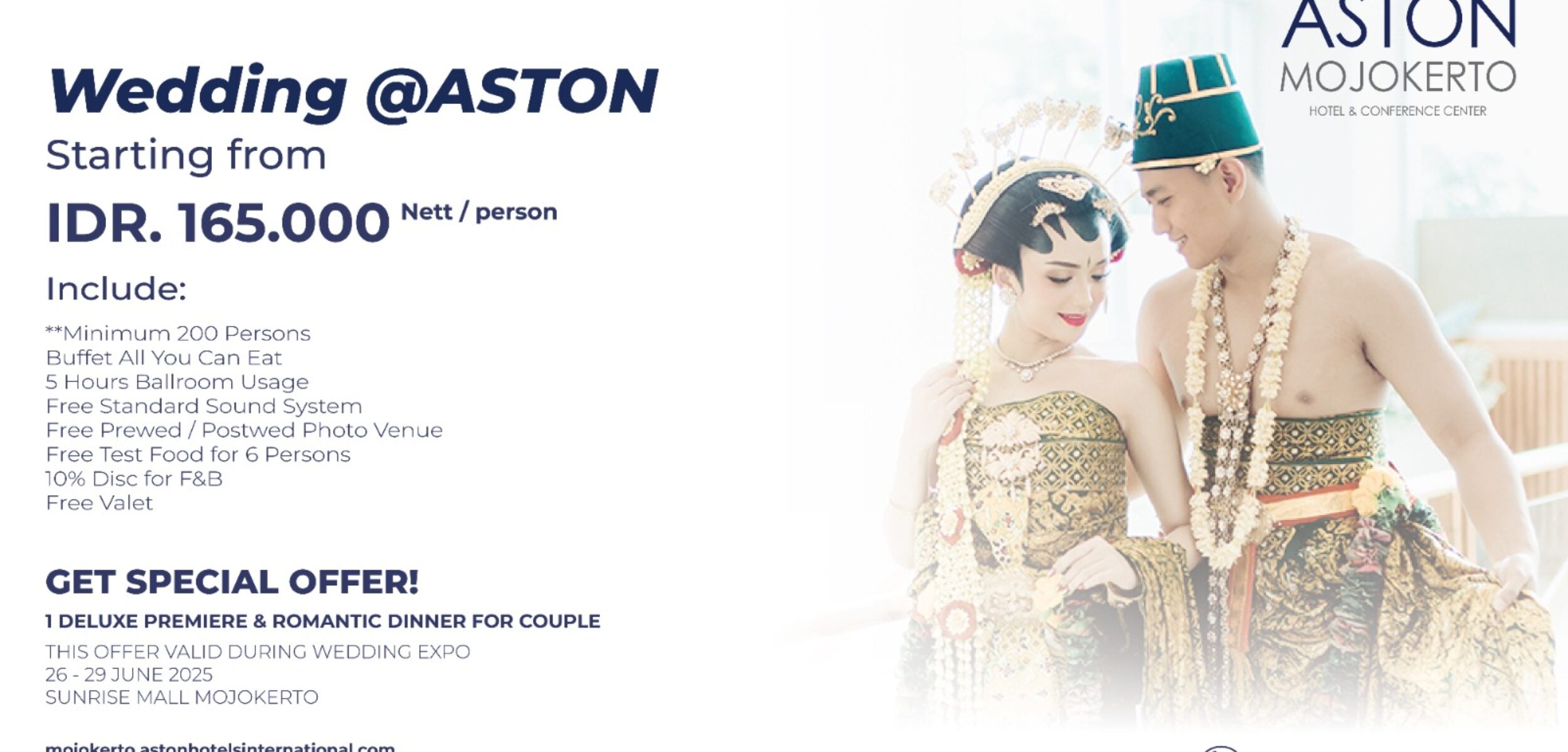 Aston Mojokerto Hadirkan Penawaran Istimewa di Wedding Exhibition Sunrise Mall Mojokerto