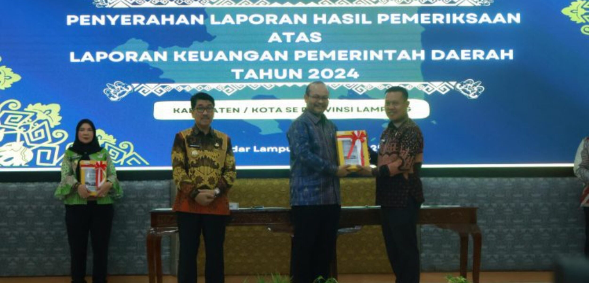 Komitmen Tata Kelola Keuangan yang Baik, Pemkab Lampung Utara Raih WTP Atas LKPD 2024