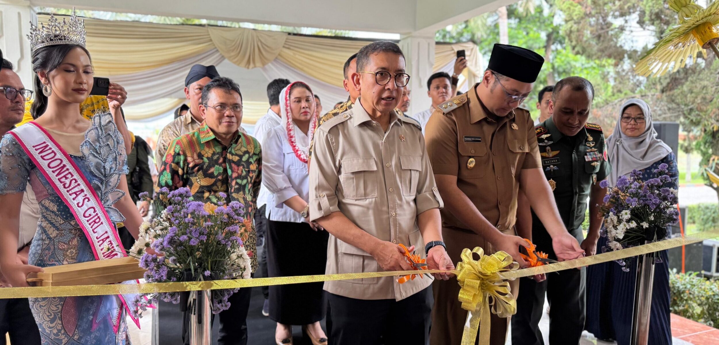 Museum Majapahit Diresmikan, Fadli Zon dan Wabup Mojokerto Prioritaskan Budaya Berkelanjutan