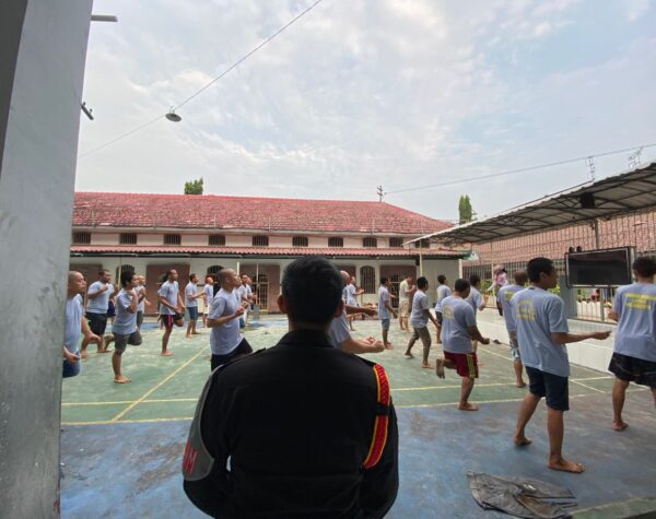 WBP Lapas Mojokerto Senam Pagi Bersama, Bangun Semangat dan Kebugaran