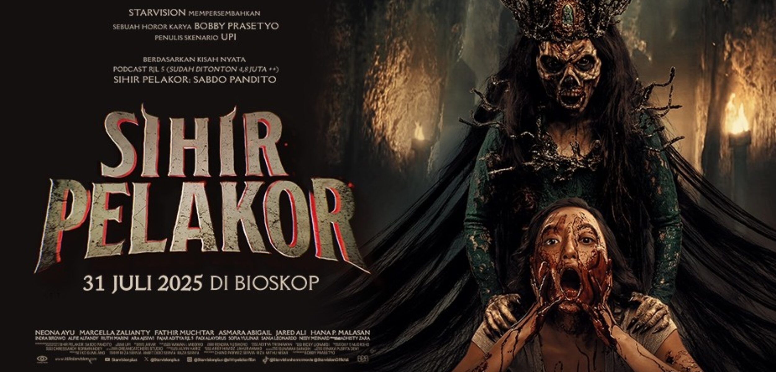 Diangkat dari Kisah Nyata Viral di Podcast, Ini Sinopsis Film Sihir Pelakor