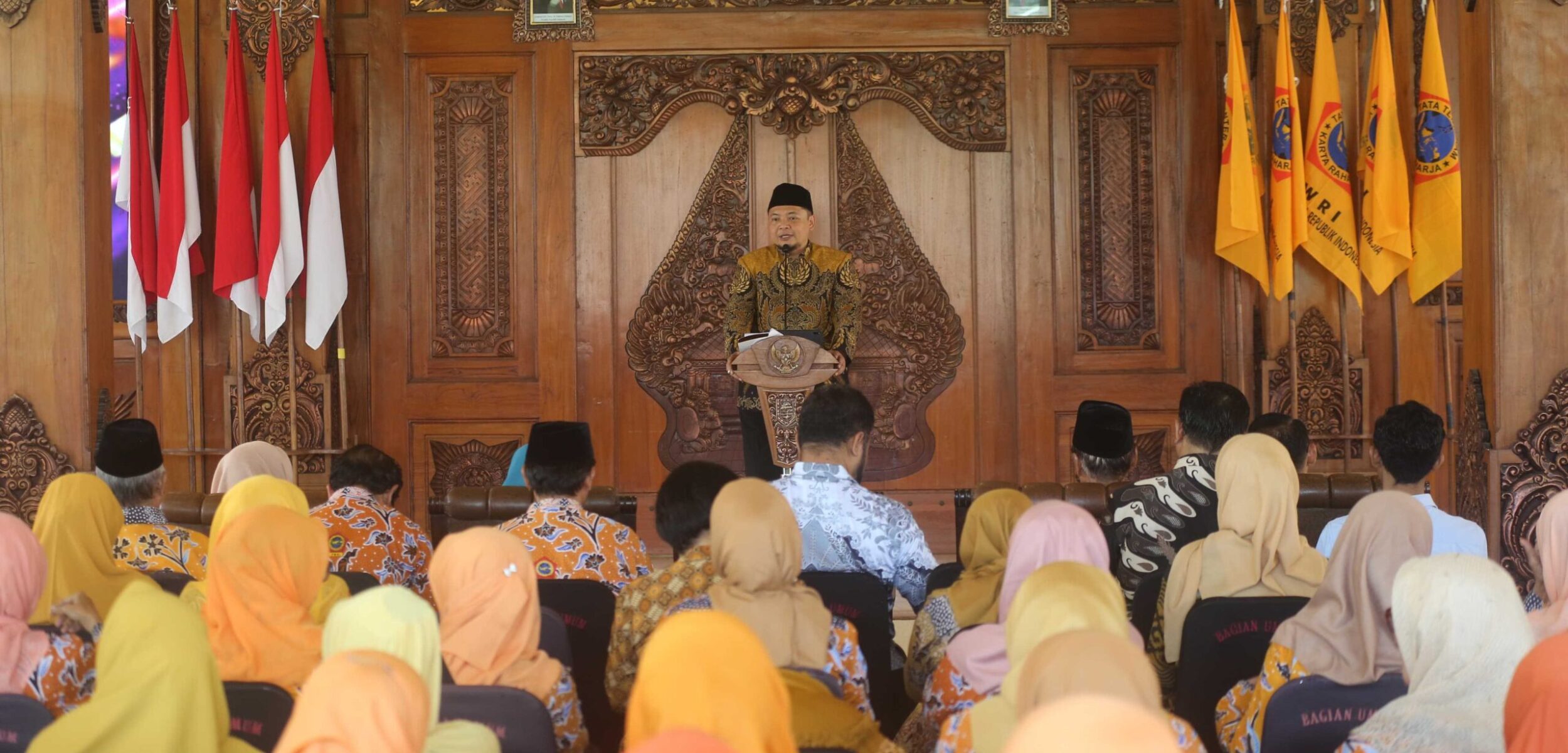 Wakil Wali Kota Mojokerto Rachman Sidharta Arisandi menghadiri resepsi Hari Ulang Tahun ke-63 PWRI