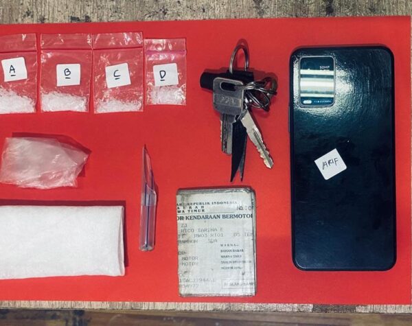 Polres Mojokerto Tangkap 2 Pelaku Penyalahgunaan Sabu di Ngoro