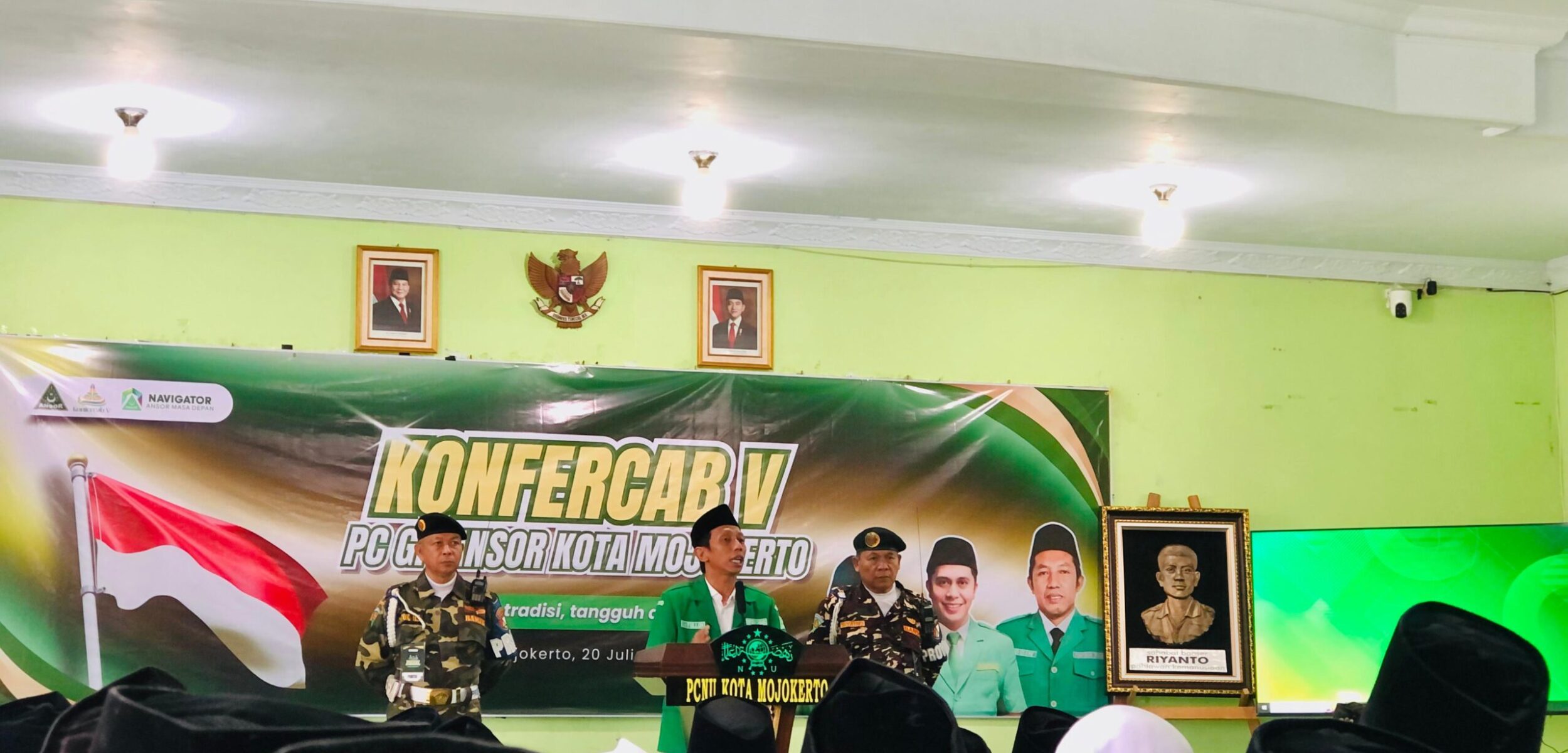 Konfercab V GP Ansor Kota Mojokerto, Gus Ahmad Serukan Regenerasi dan Kolaborasi