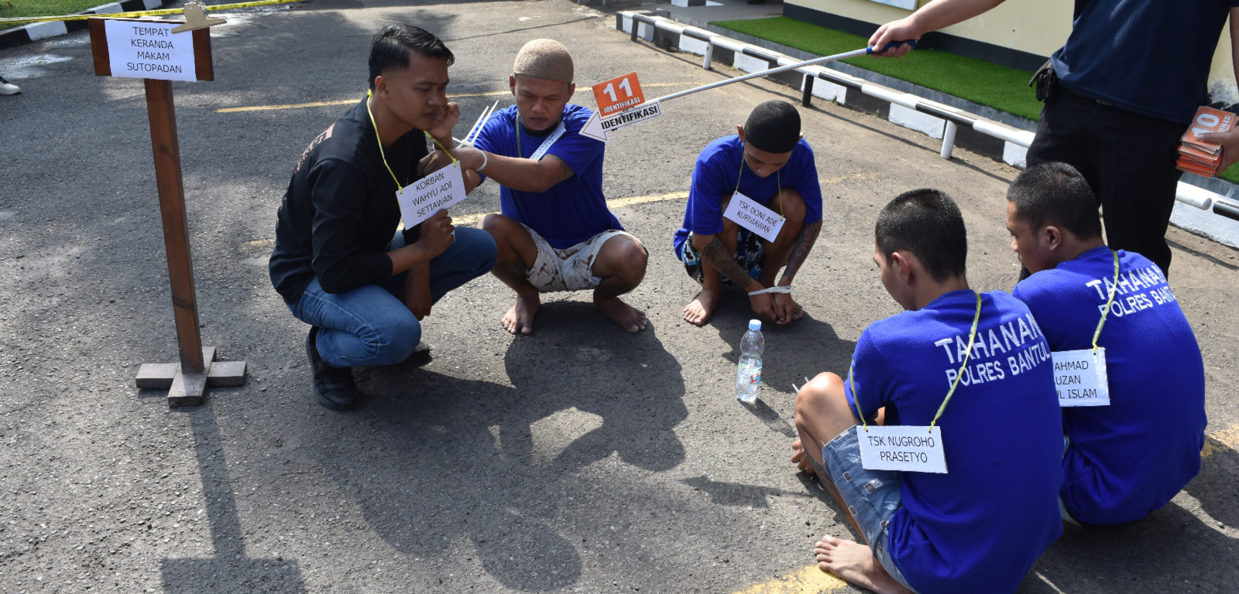 Rekontruksi Pembunuhan Warga Bantul Usai Curi Motor, Pelaku Peragakan 26 Adegan