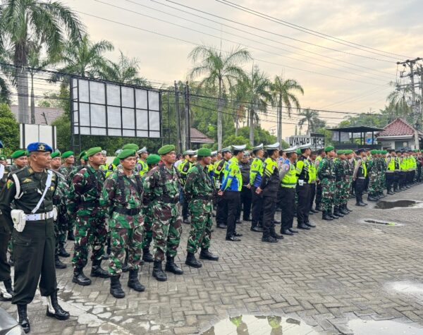 580 Personel Gabungan Amankan Pengesahan 257 Warga Baru PSHT Blora
