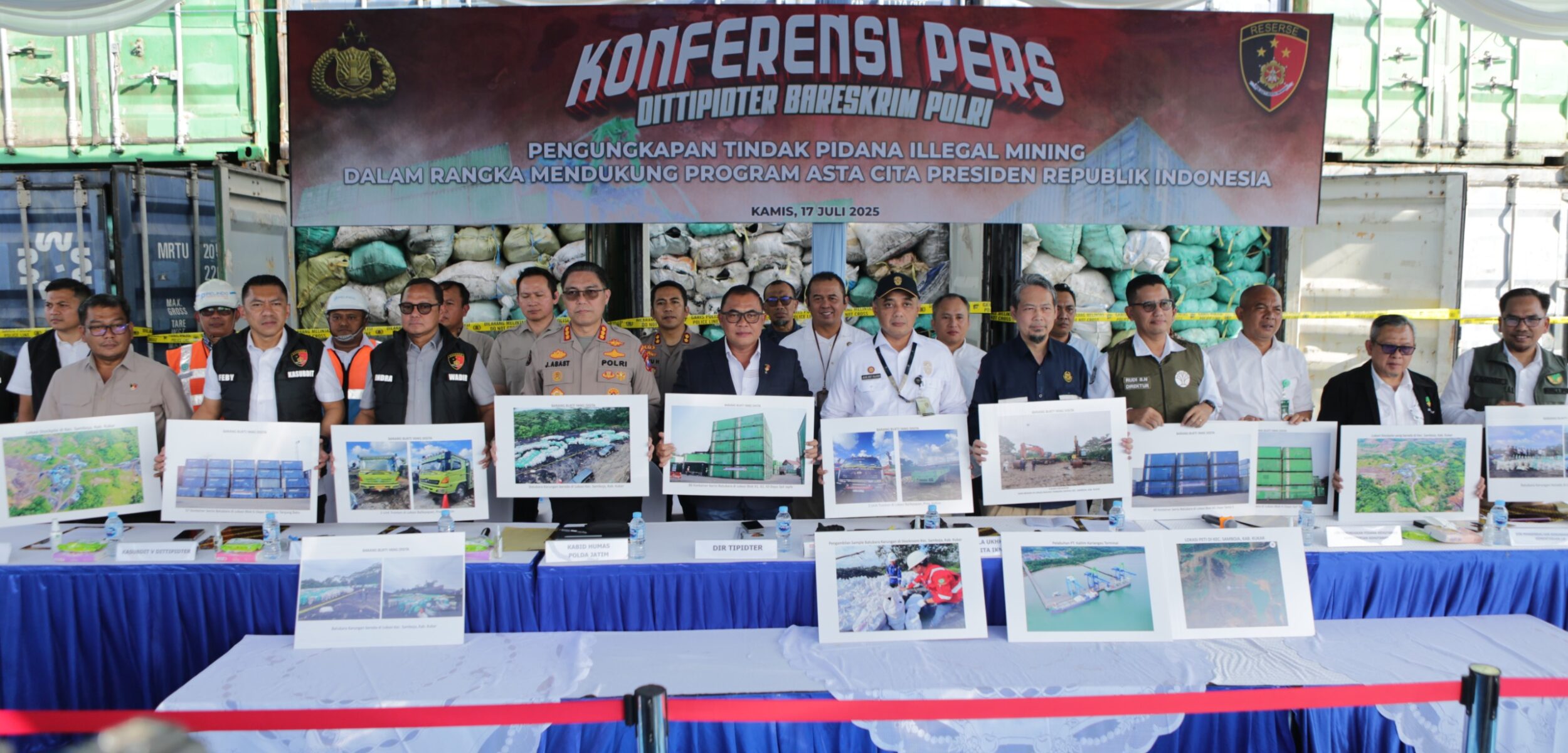 Bareskrim Polri Bongkar Tambang Batu Bara Ilegal di IKN, 351 Kontainer Disita