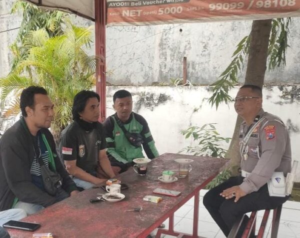Operasi Patuh Semeru 2025, Satlantas Polres Ngawi Gencar Sosialisasi Keselamatan Lalin untuk Ojol