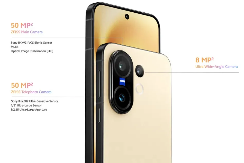 vivo X200 FE camera specs