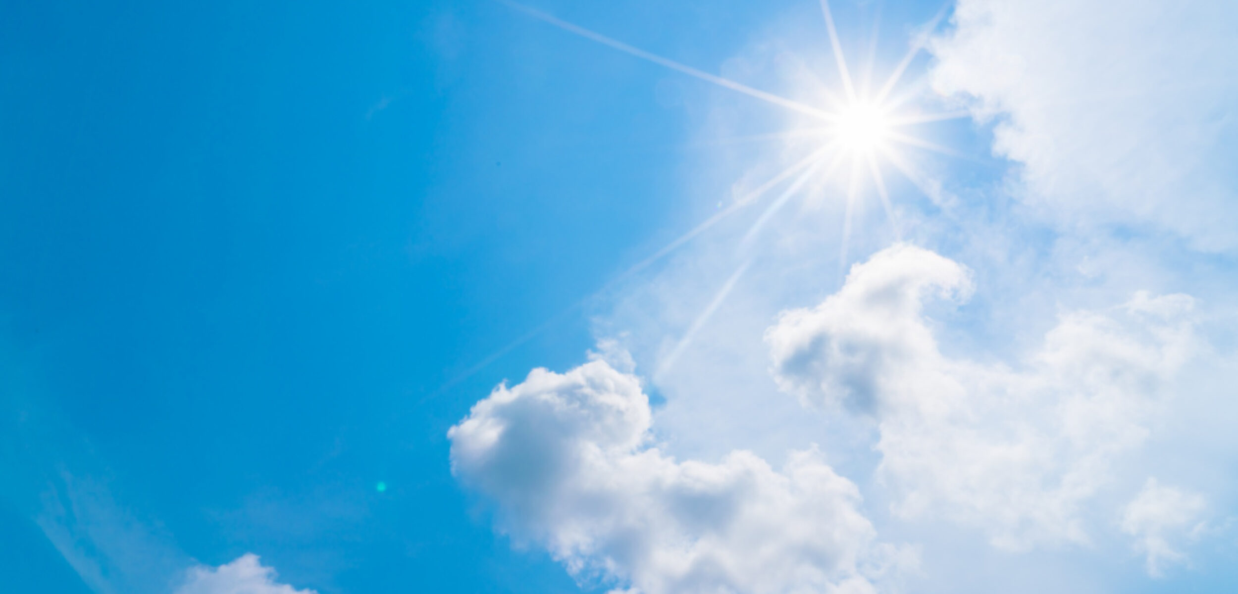 Ilustrasi cuaca cerah.