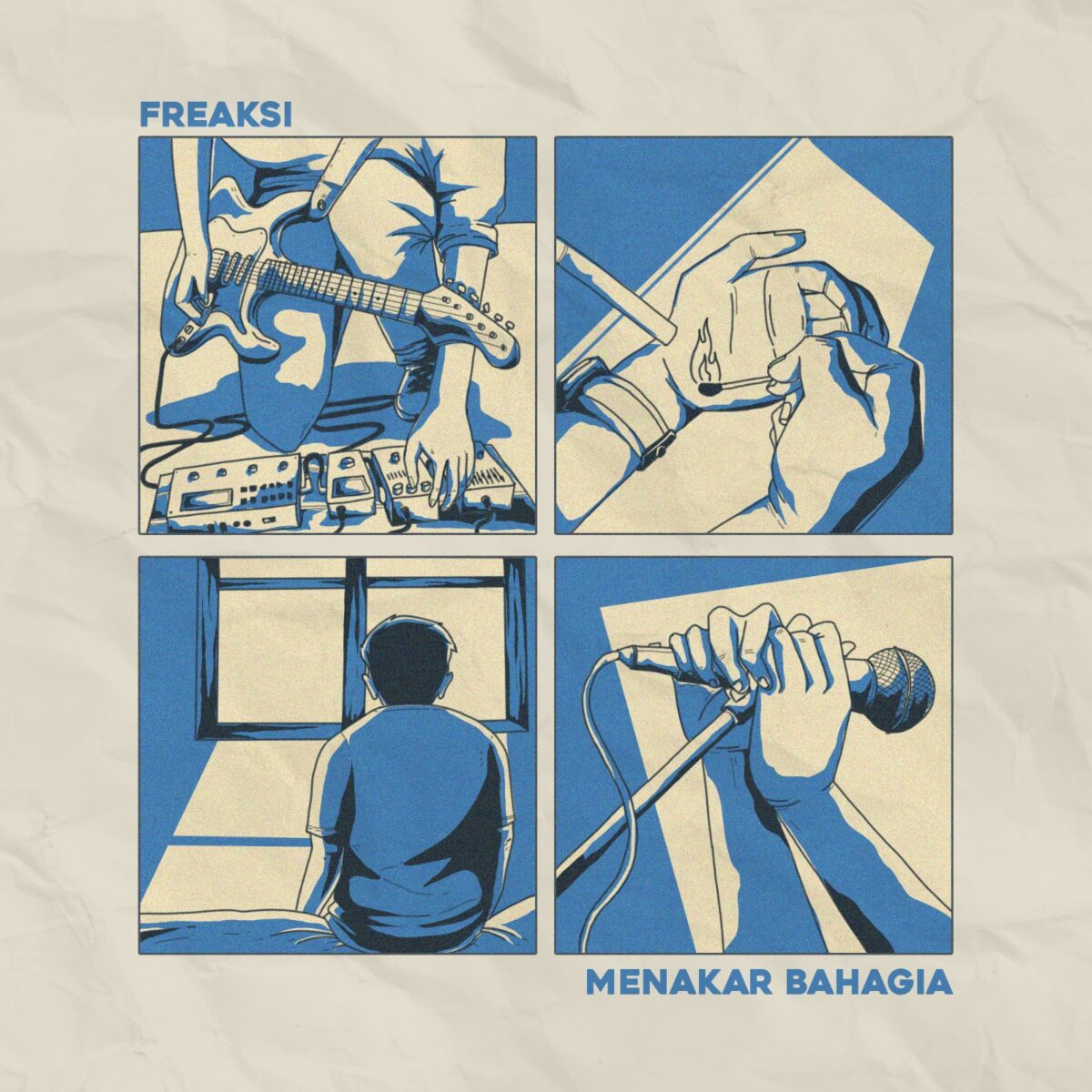 Artwork 'Menakar Bahagia', single terbaru Freaksi. (Istimewa)