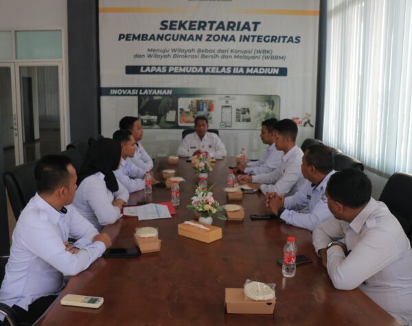 Jelang HUT ke-80 RI, Lapas Pemuda Madiun Gelar Rapat Persiapan