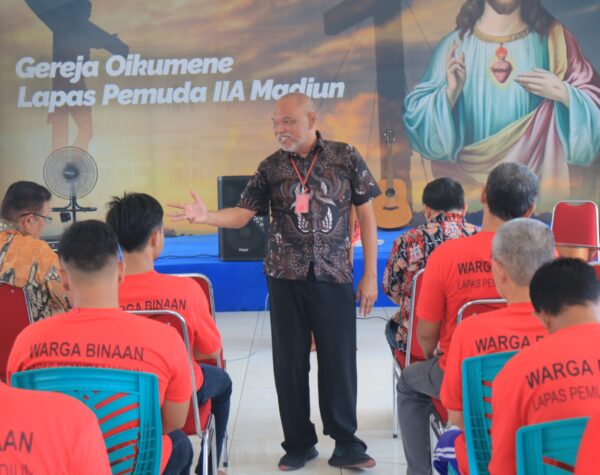 Bersama Yayasan Yehezkiel Ministry, Lapas Pemuda Madiun Bina Spiritual Warga Binaan