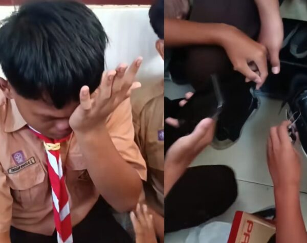Viral Siswa SMK PGRI 1 Kediri Kompak Patungan Belikan Sepatu untuk Temannya yang Kurang Mampu