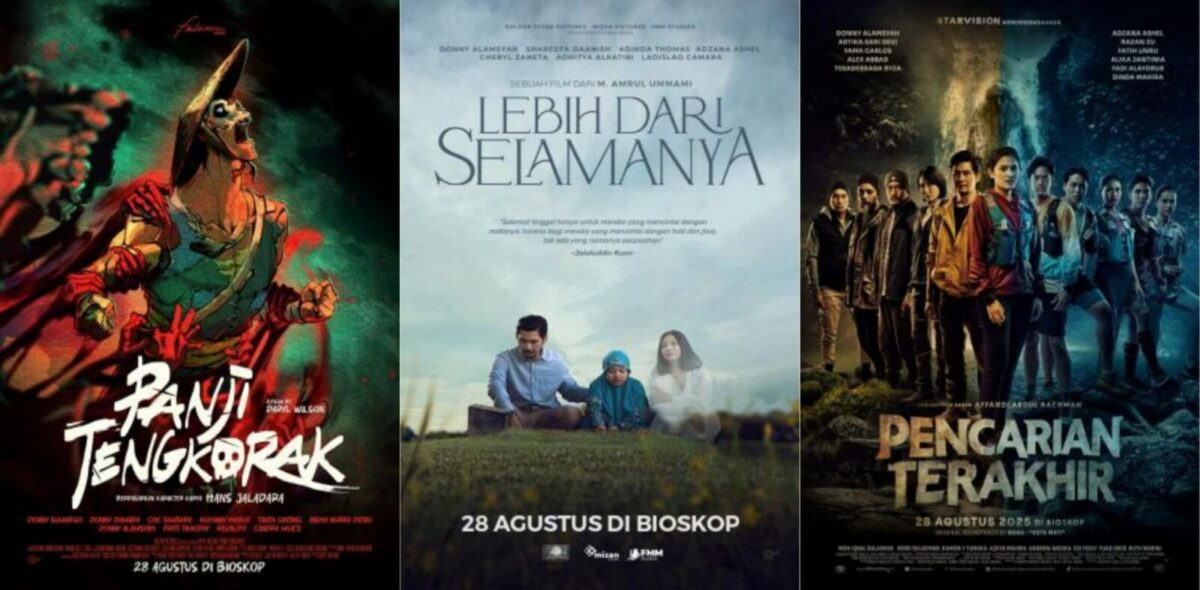 Deretan film terbaru di bioskop. (CGV)