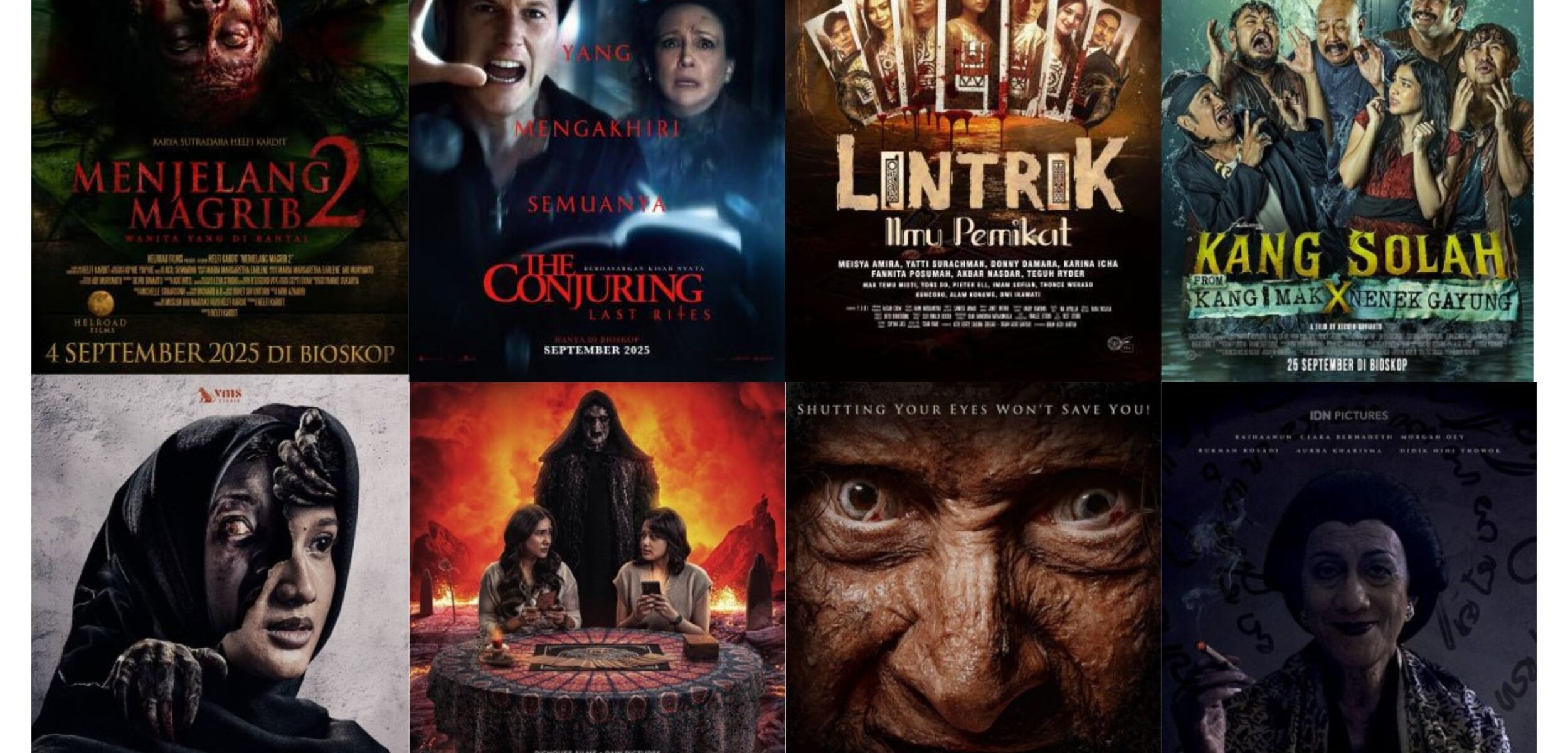 Sambut September, Simak Deretan Film Horor Terbaru yang Siap Hantui Bioskop Indonesia