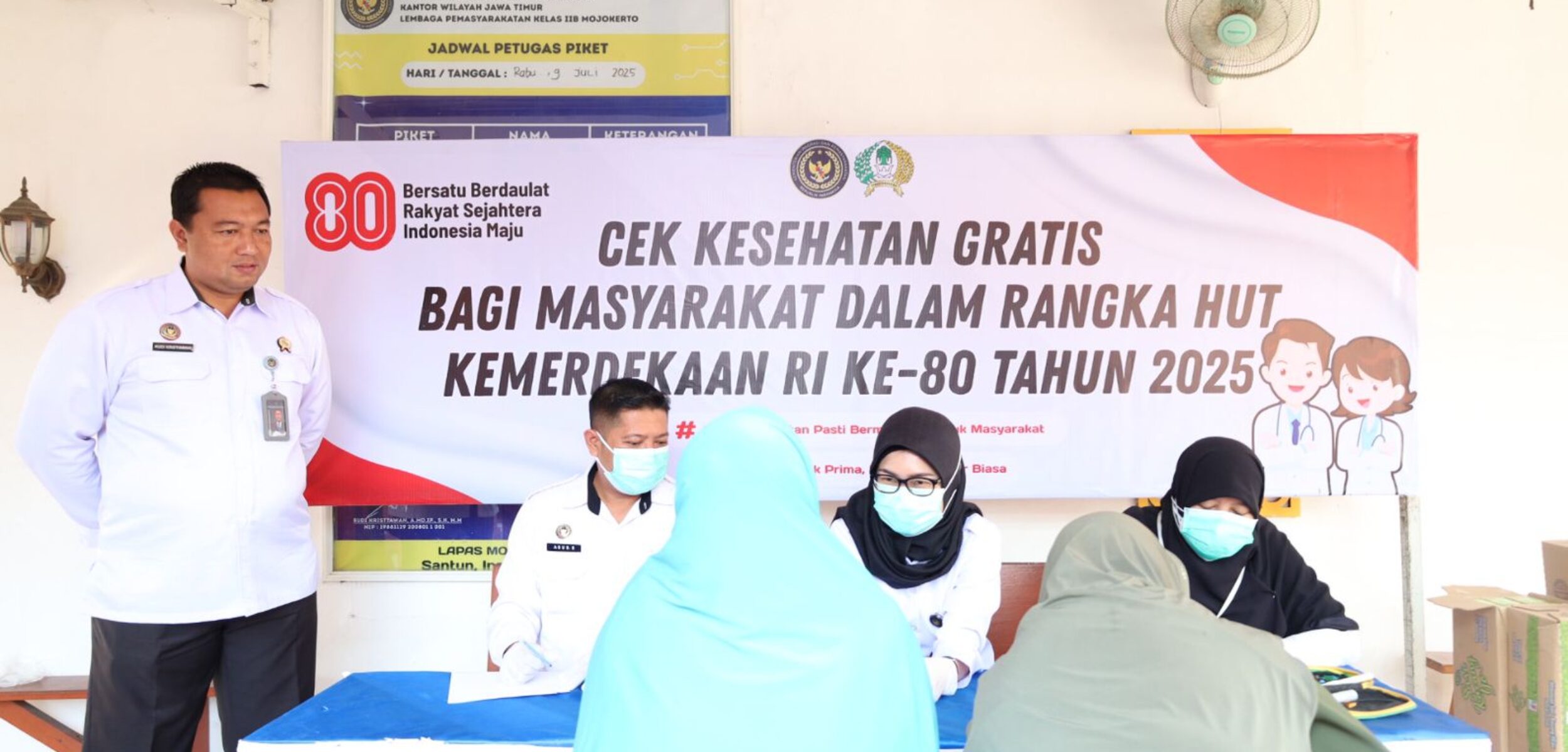 Merayakan Kemerdekaan dengan Kepedulian, Lapas Mojokerto Gelar Cek Kesehatan Gratis