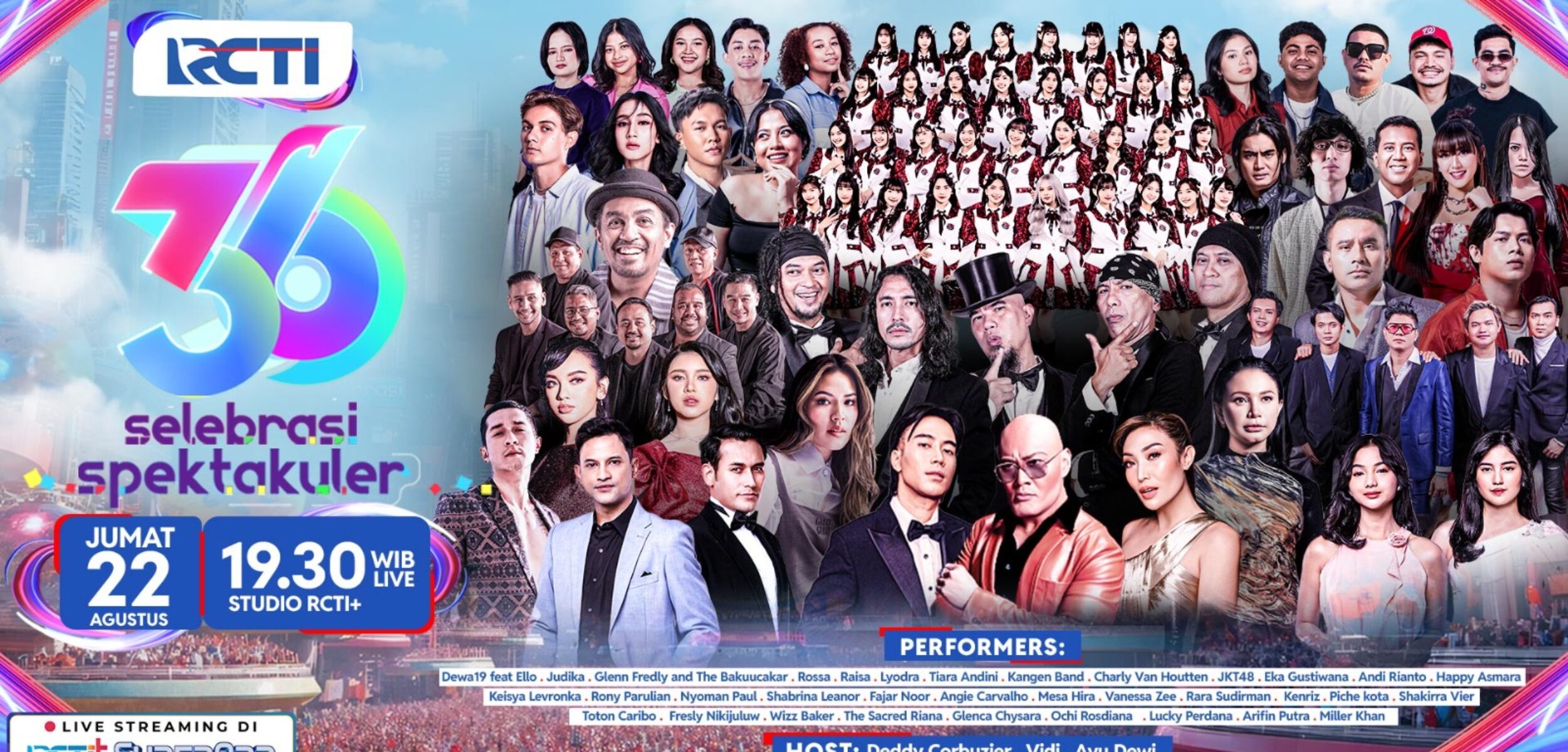 konser musik akbar Selebrasi Spektakuler. (RCTI for Kabar Terdepan)