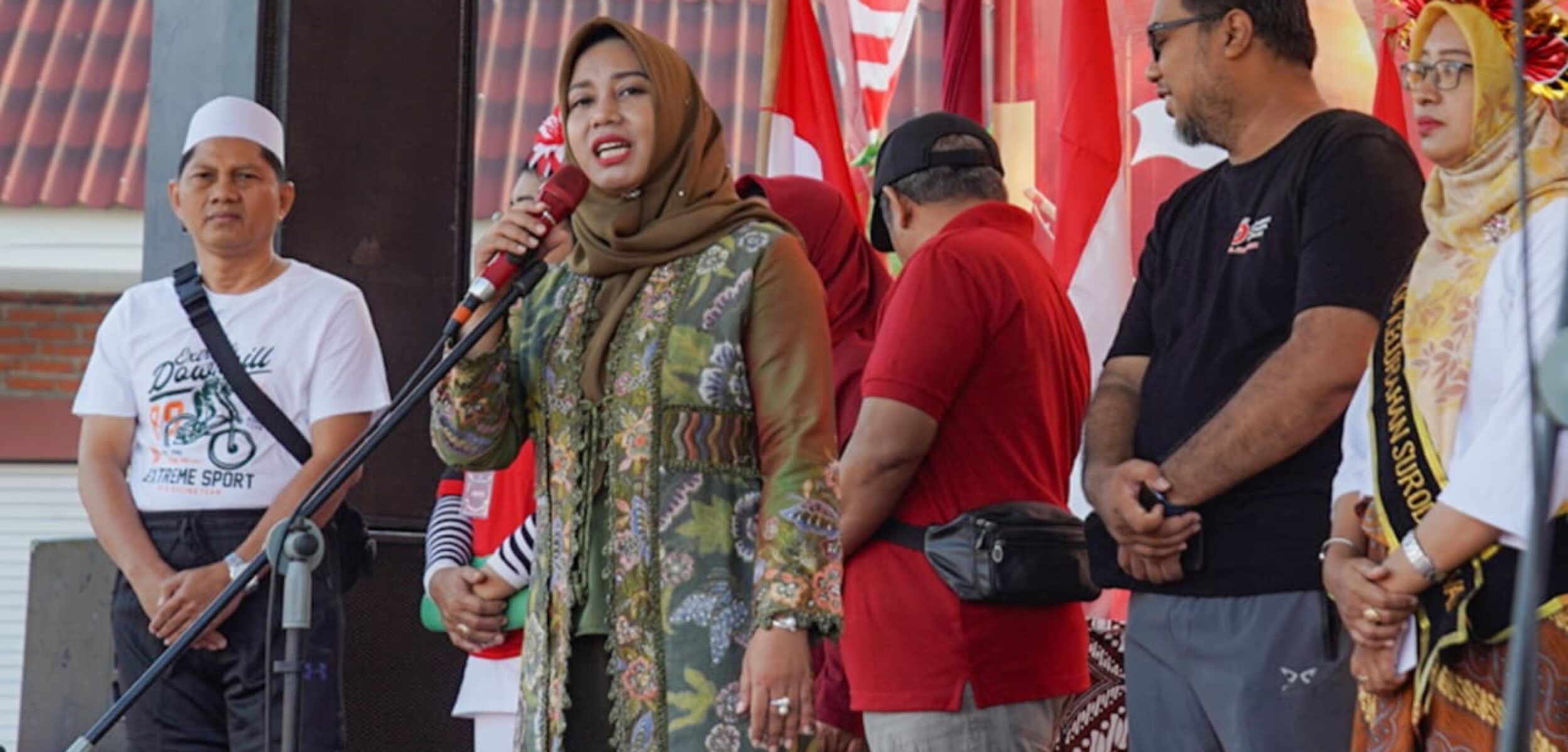 Wali Kota Mojokerto Ika Puspitasari menyerukan pentingnya ketenangan, khususnya di wilayah Mojokerto Raya. (Kominfo Kota Mojokerto)