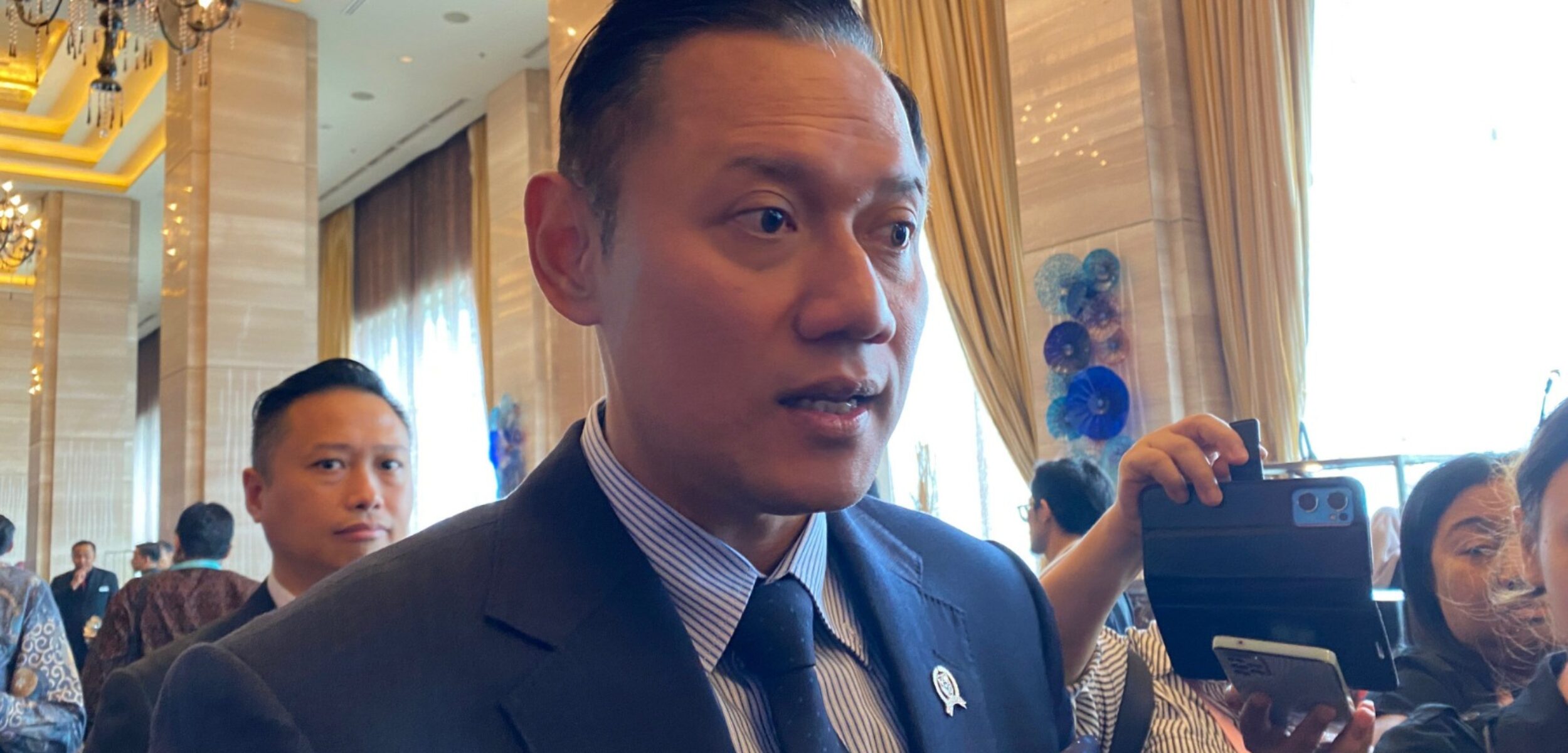 Menteri Koordinator Bidang Infrastruktur dan Pembangunan Kewilayahan Agus Harimurti Yudhoyono (AHY) dalam Konferensi Internasional dwitahunan PYC International Energy Conference 2025.