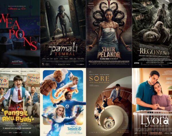 Delapan Film Tampil di Bioskop Mojokerto 8 Agustus 2025, Berikut Jadwalnya