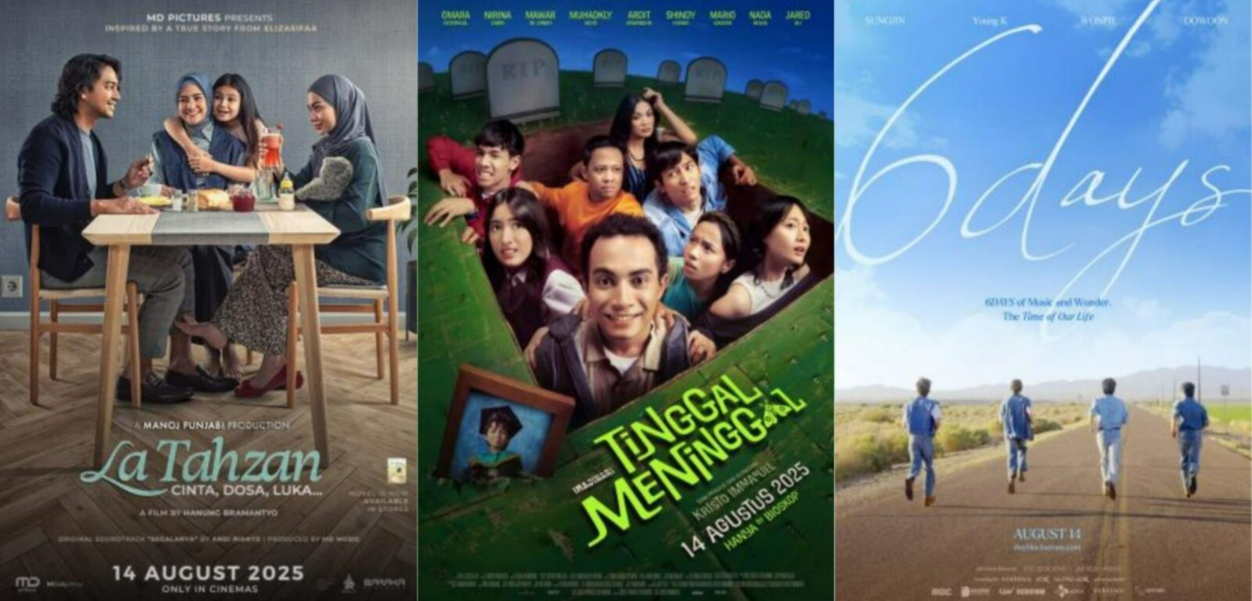 Sederet film terbaru yang tayang di bioskop. (CGV)